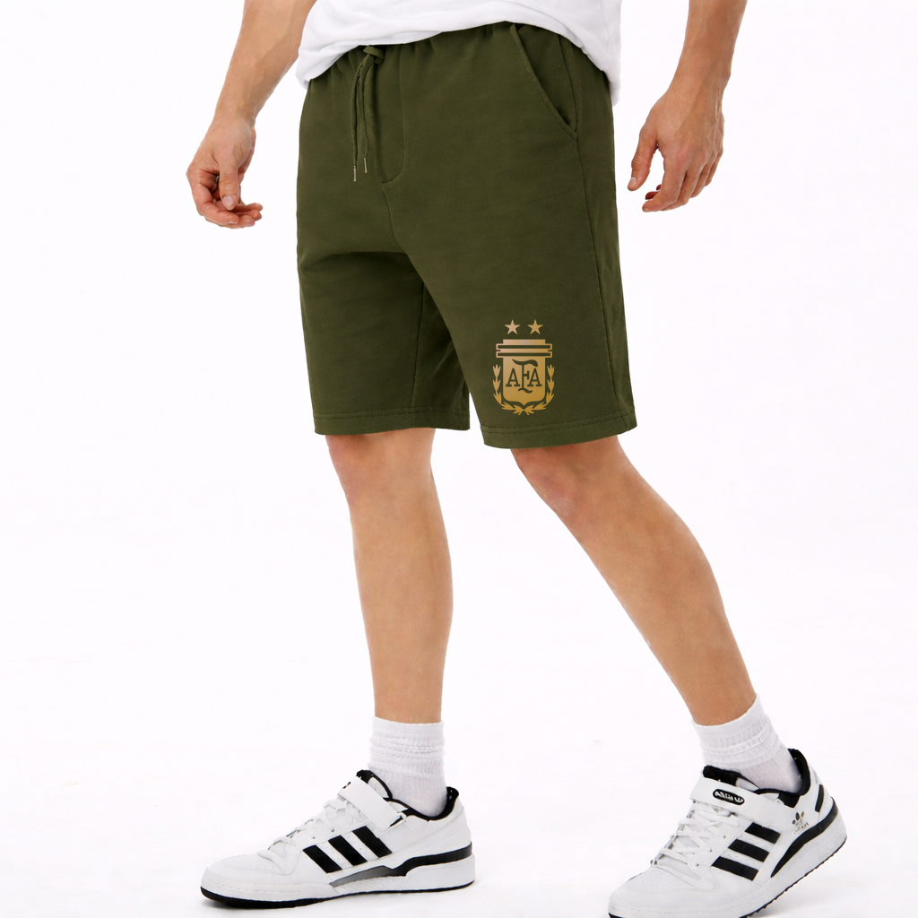 Men's Argentina Soccer Athletic Fleece Shorts