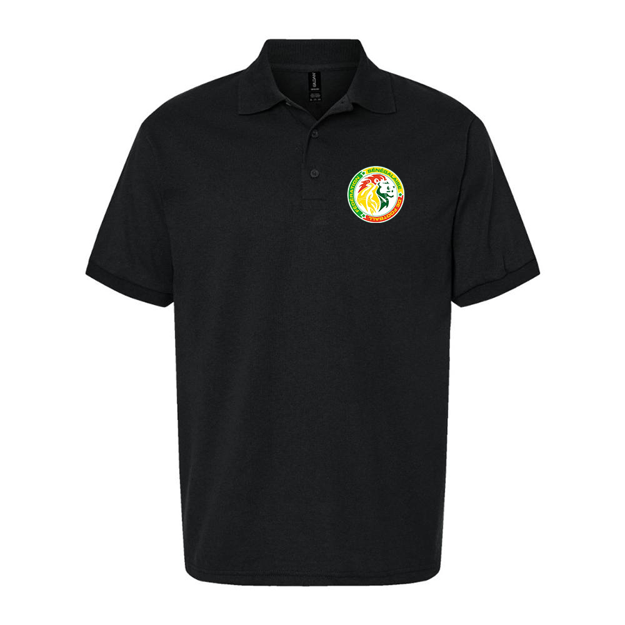 Men's Senegal National Soccer Team Dry Blend Polo