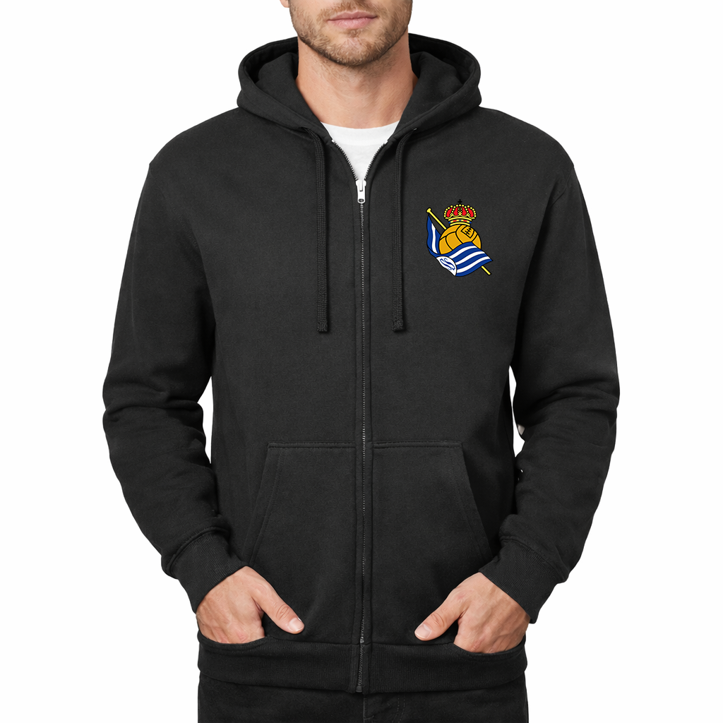 Men's Real Sociedad FC Zipper Hoodie