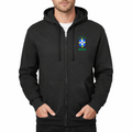 Men's Brasil National Soccer Team Zipper Hoodie