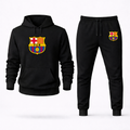 Men's F.C. Barcelona Soccer Logo Hoodie Joggers Set