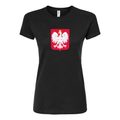 Women's Poland National Soccer Team Round Neck T-Shirt