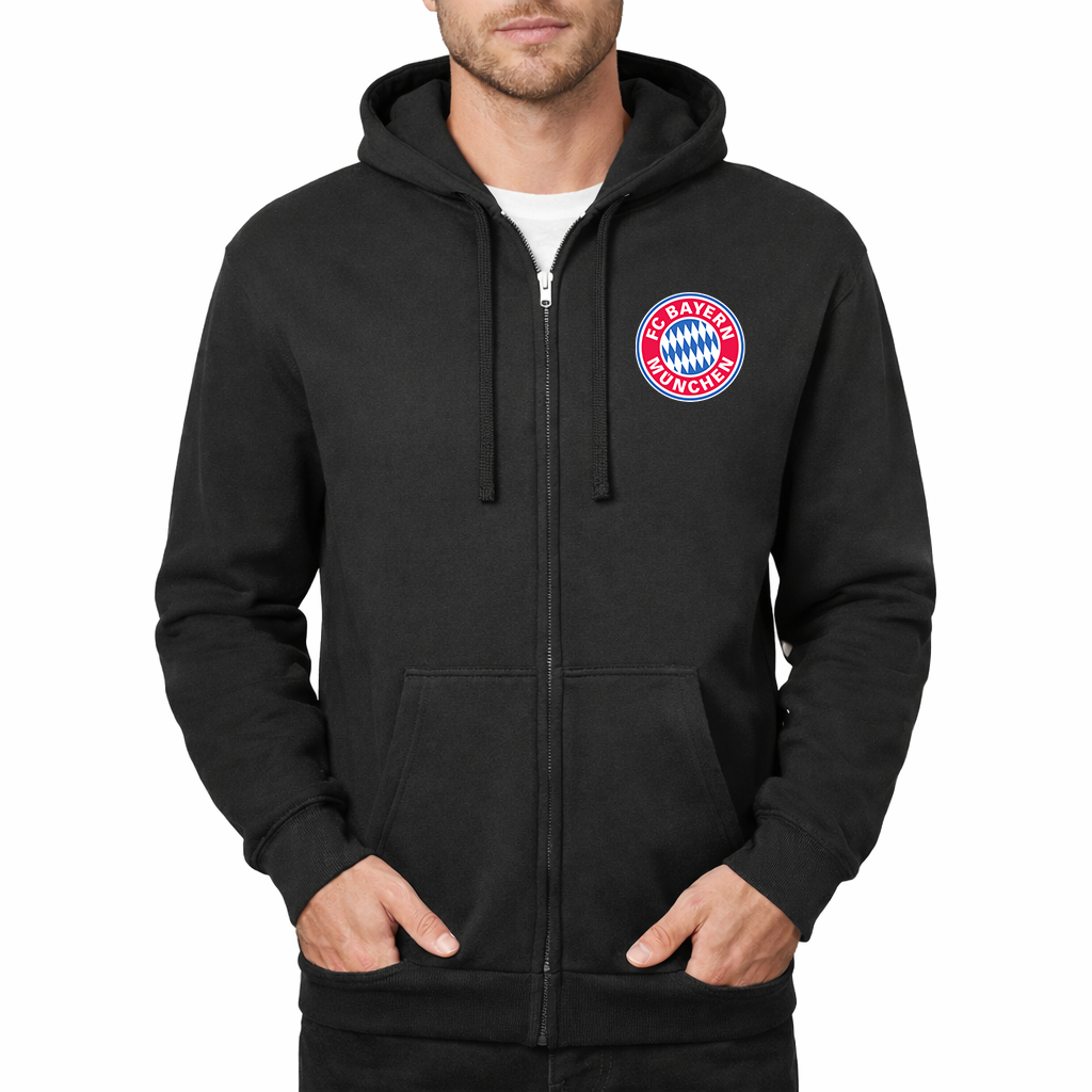 Men's F.C. Bayern Munchen Soccer Zipper Hoodie