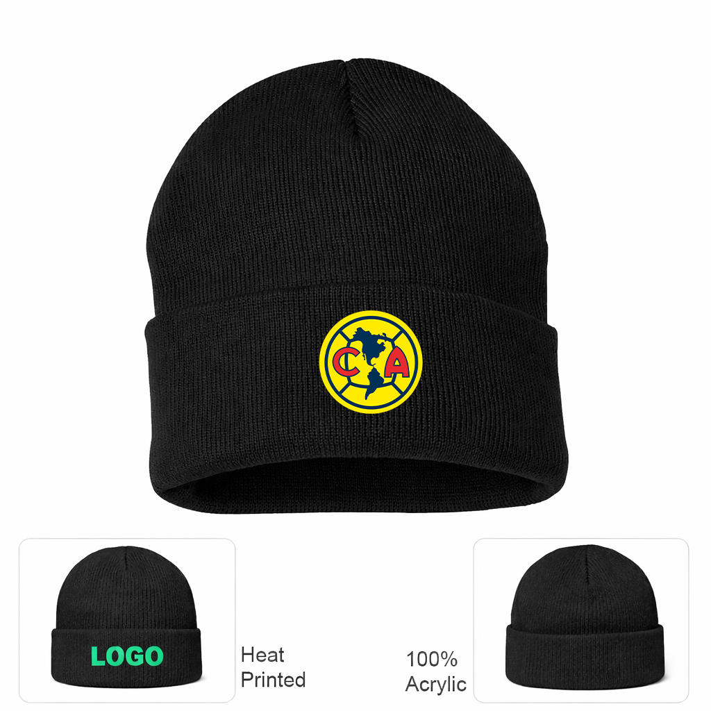 Club America Football Beanie Hat
