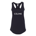 Women's Celine Racerback Tank Top
