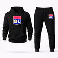 Men's Olympique Lyonnais FC Hoodie Joggers Set