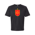 Youth Kids Spain Red Logo National Soccer Team Performance T-Shirt