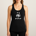 Women's France Soccer Racerback Tank Top