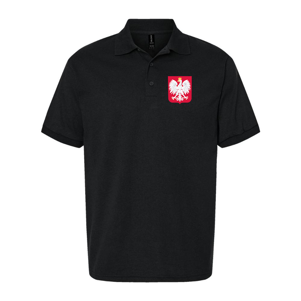 Men's Poland National Soccer Team Dry Blend Polo
