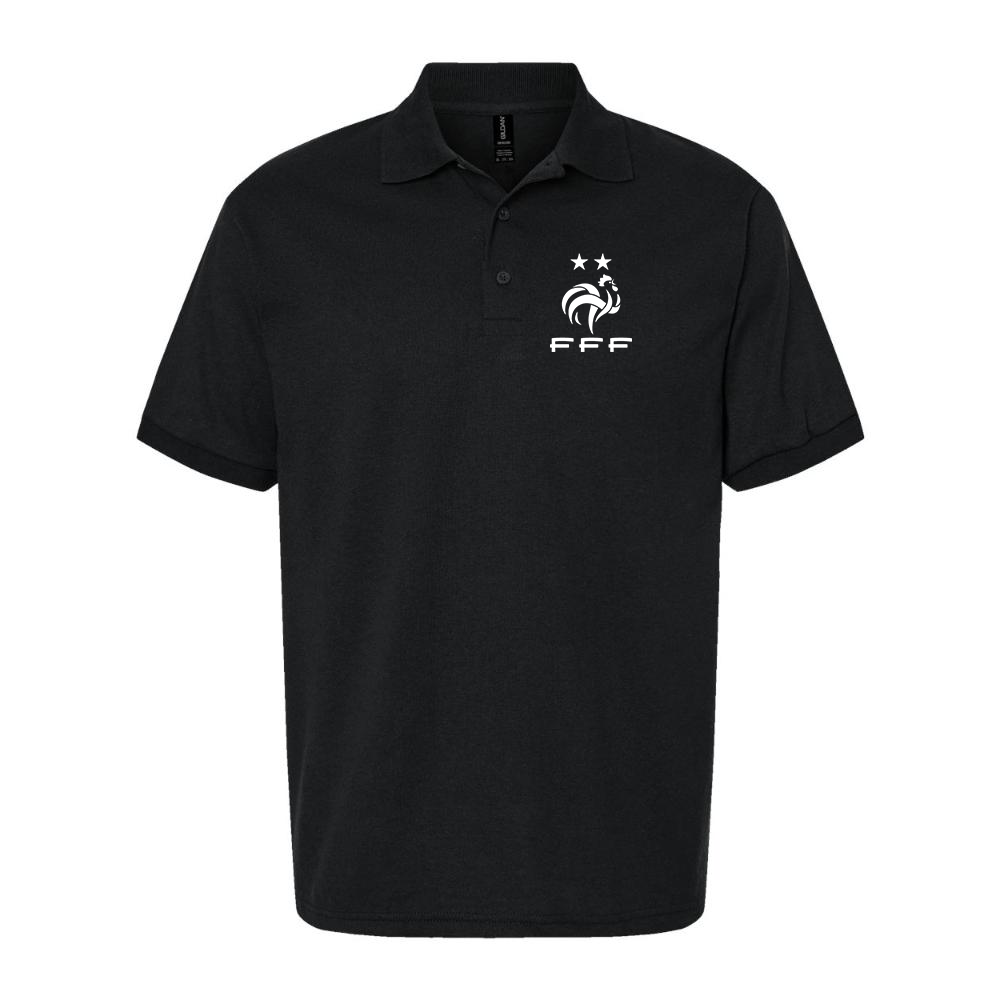 Men's France Soccer Dry Blend Polo
