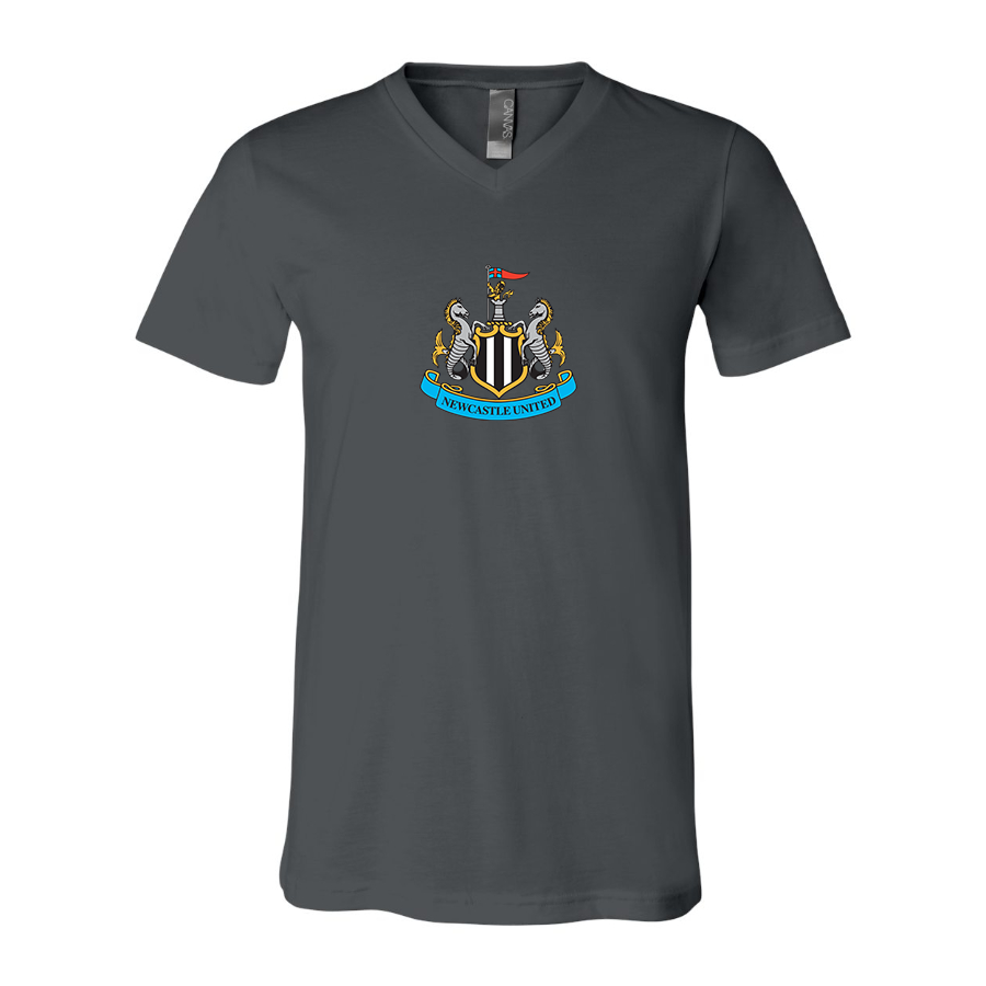 Men’s Newcastle United FC - BELLA + CANVAS - Jersey V-Neck Tee - 3005