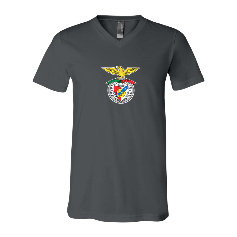 Men’s SL Benfica FC - BELLA + CANVAS - Jersey V-Neck Tee - 3005
