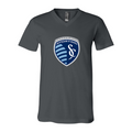 Men’s Sporting Kansas City FC - BELLA + CANVAS - Jersey V-Neck Tee - 3005