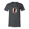 Men’s Japan National Soccer Team - BELLA + CANVAS - Jersey V-Neck Tee - 3005