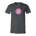 Men’s F.C. Bayern Munich Soccer - BELLA + CANVAS - Jersey V-Neck Tee - 3005