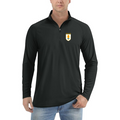 Men’s Uruguay National Soccer Team - Lightweight Quarter-Zip Athletic Shirt – Long Sleeve Performance Wear