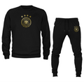 Men's Germany Soccer Logo Crewneck Sweatshirt Joggers Suit