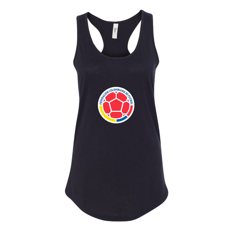 Women's Colombia National Soccer Team Racerback Tank Top