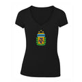 Women's Argentina National Soccer Team V-Neck T-Shirt