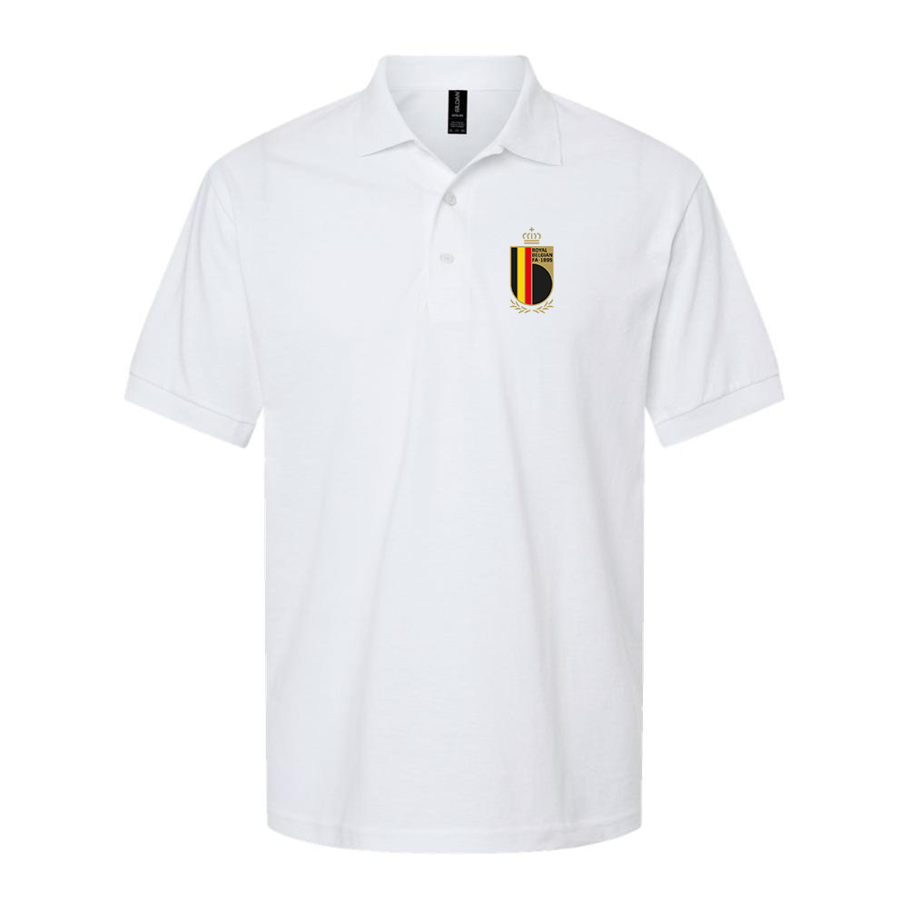 Men's Belgium National Soccer Team Dry Blend Polo